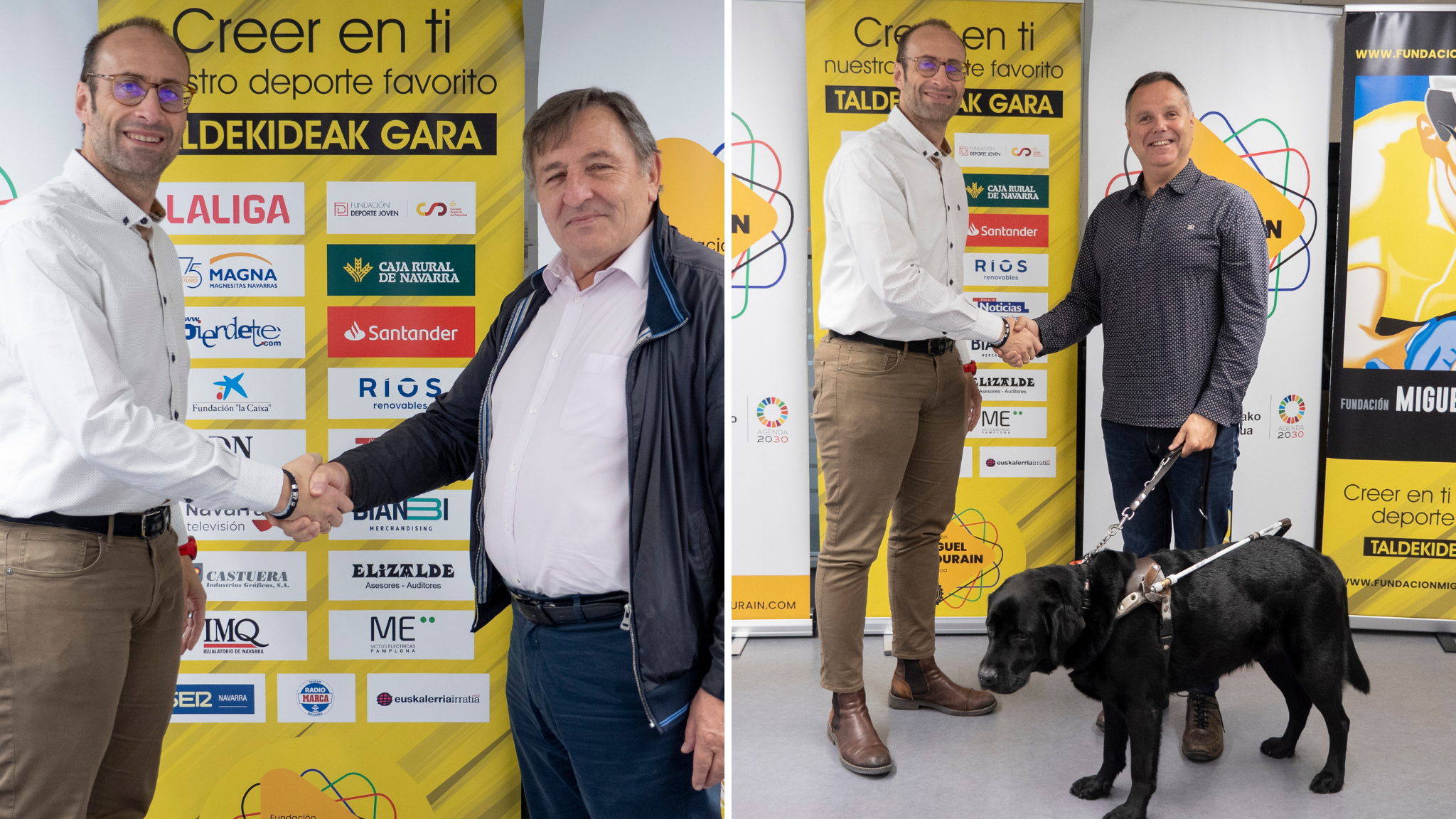 Renovaci&oacute;n del patrocinio con el Iru&ntilde;a Rugby Club y Club Deportivo para Ciegos de Navarra